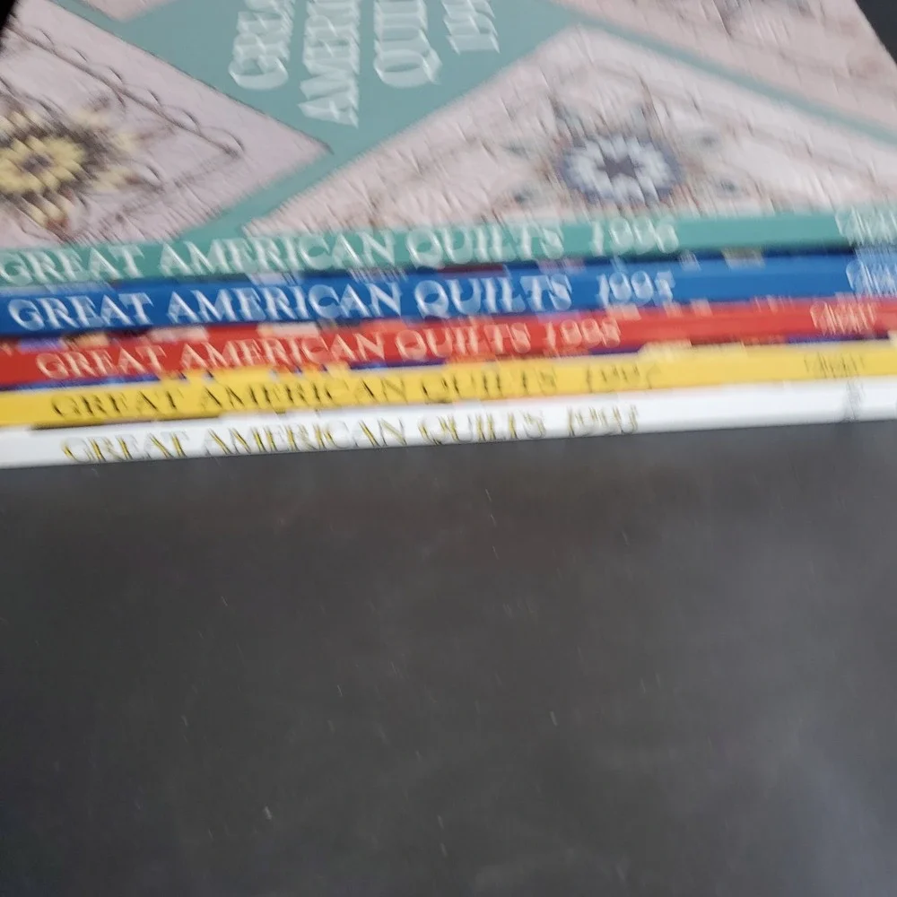 Lot of 5 GREAT AMERICAN QUILTS 1993-1998 books New NOS Unread